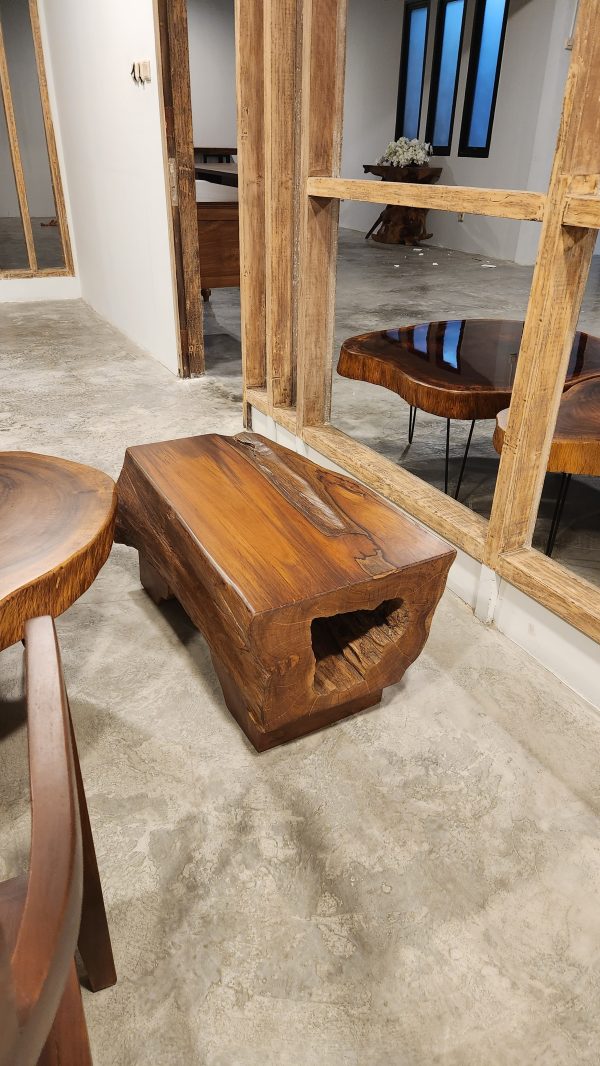 live edge bench