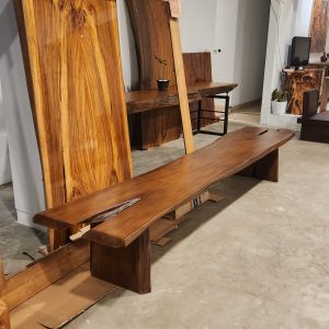 bench papan rustic