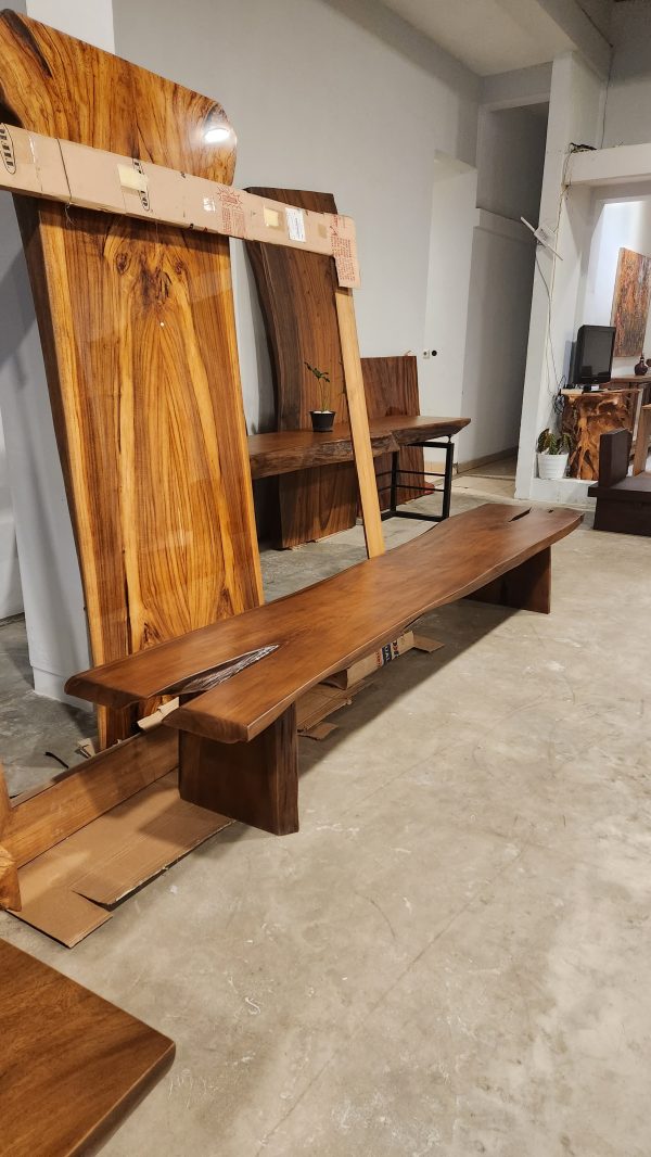 bench papan rustic